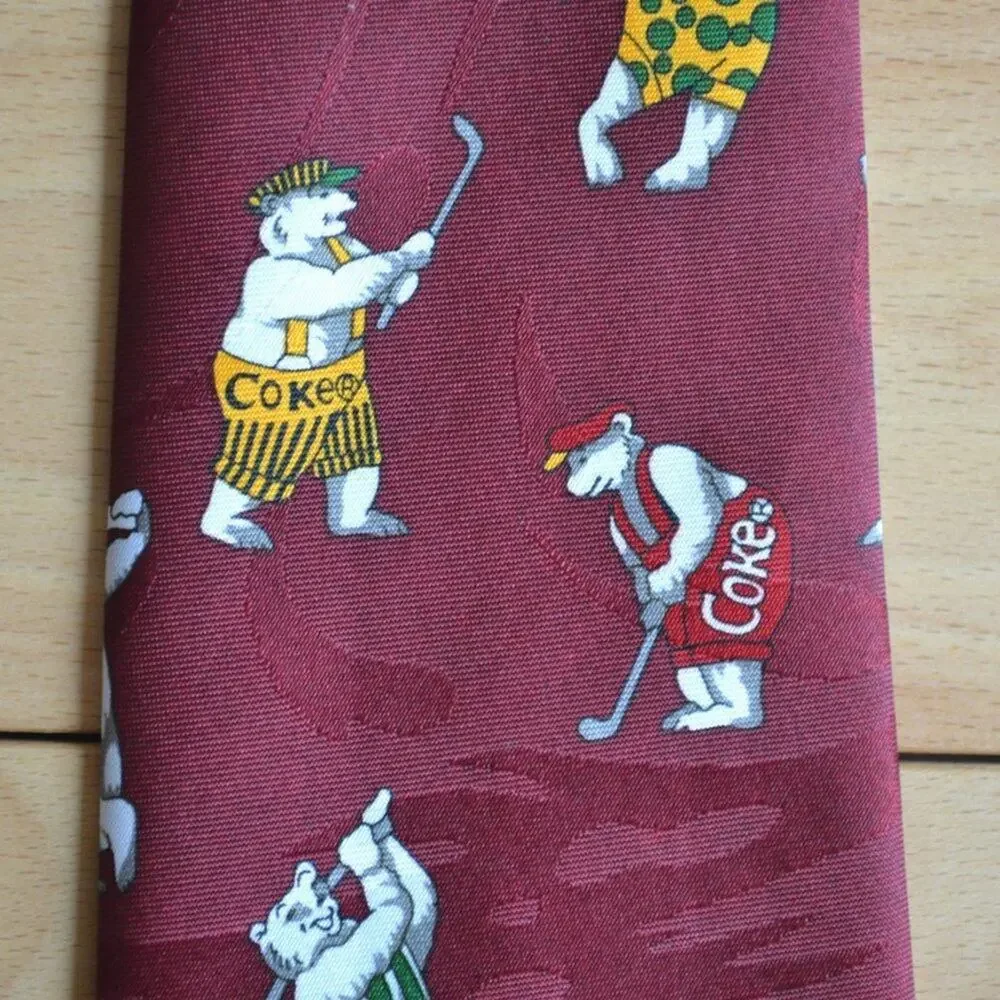 Coca Cola Polar Bear Golf Tie